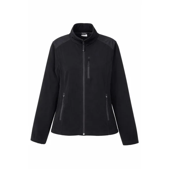 Black Diamond Black Full Zip Softshell Jacket Fleece Lined Outdoor Women Size XL - Picture 2 of 8